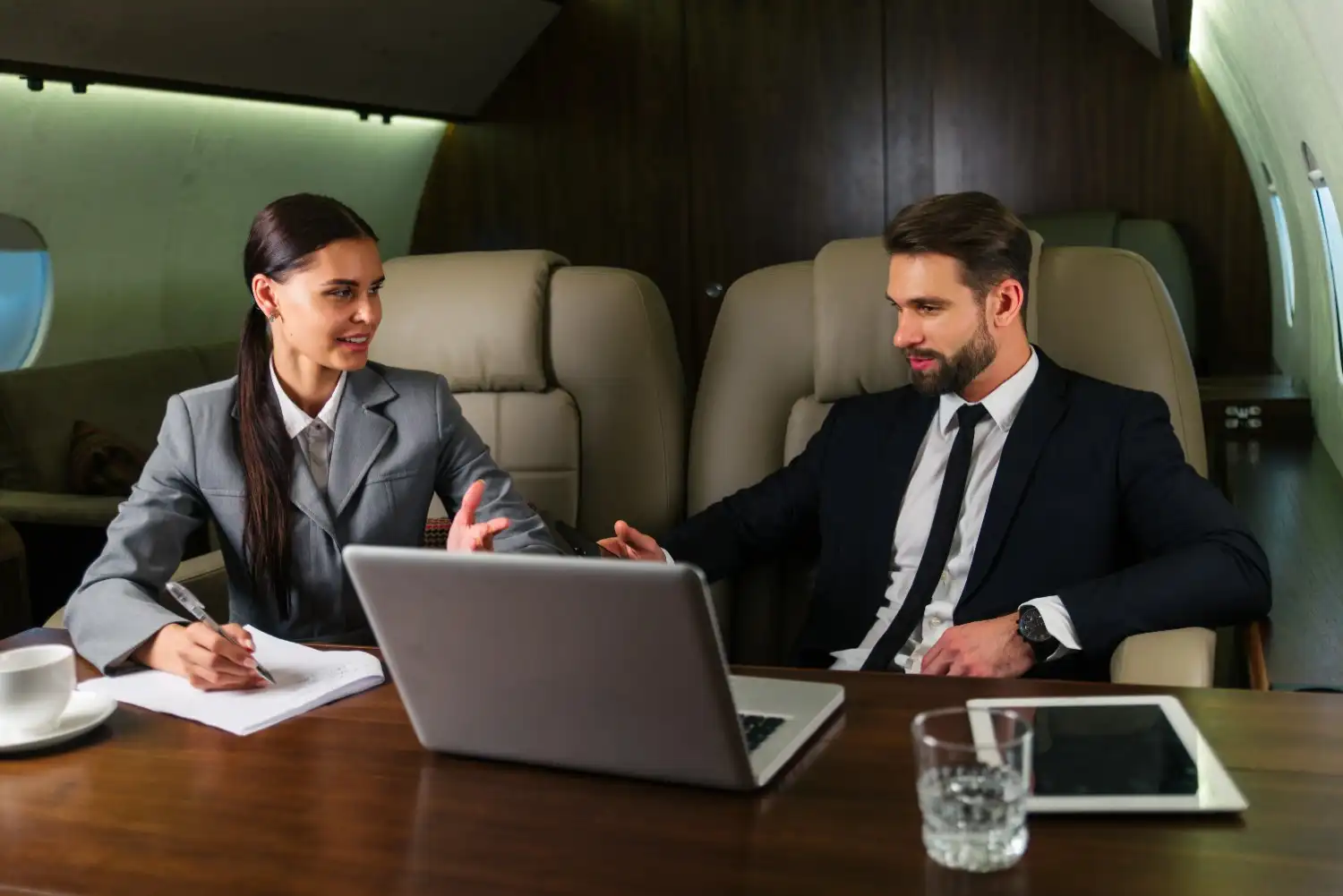 Private business class suite